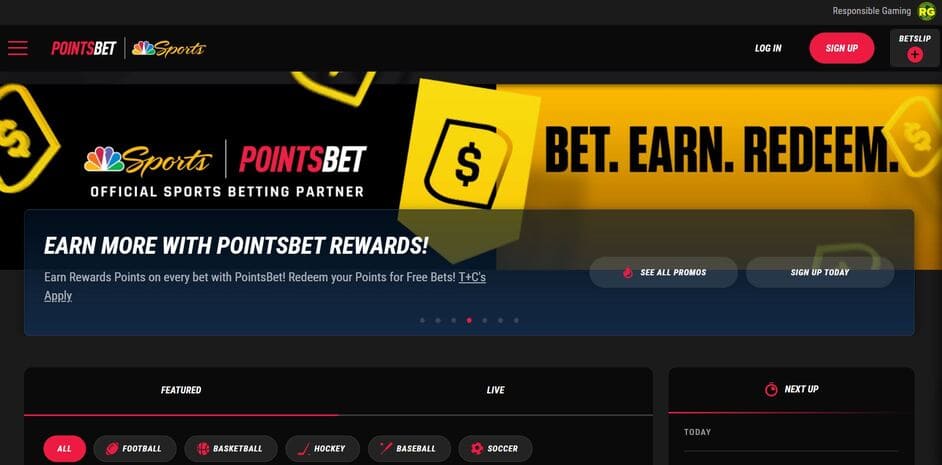 PointsBet Sportsbook Screenshot 2