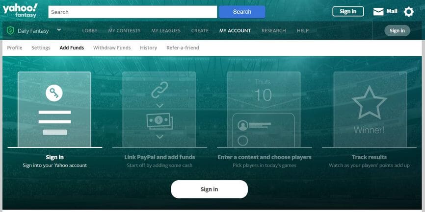 Yahoo Daily Fantasy Sports Review: App And Bonus Details