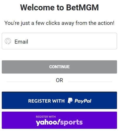 BetMGM Casino Registration