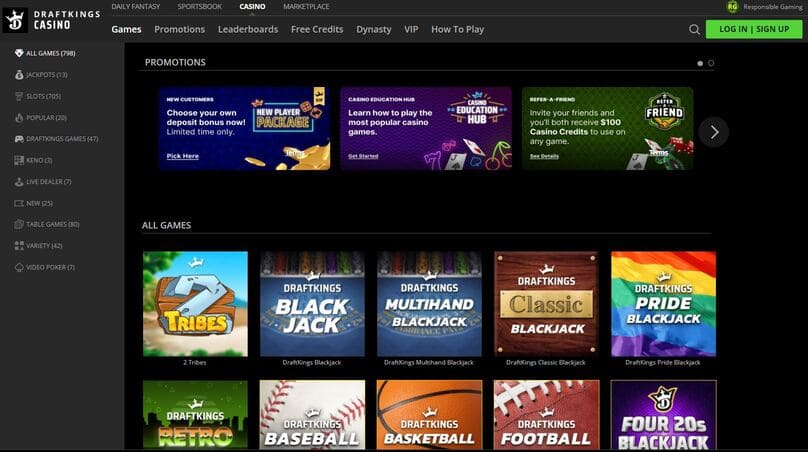 DraftKings Casino Screenshot 1