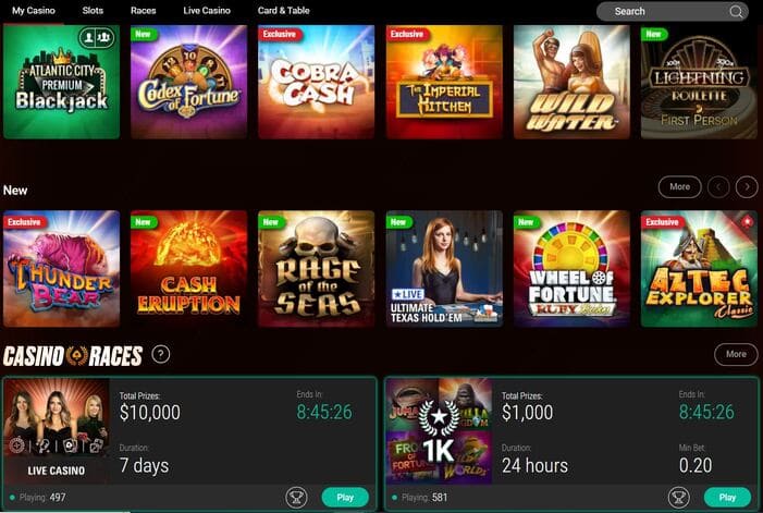 PokerStars Casino Screenshot 1
