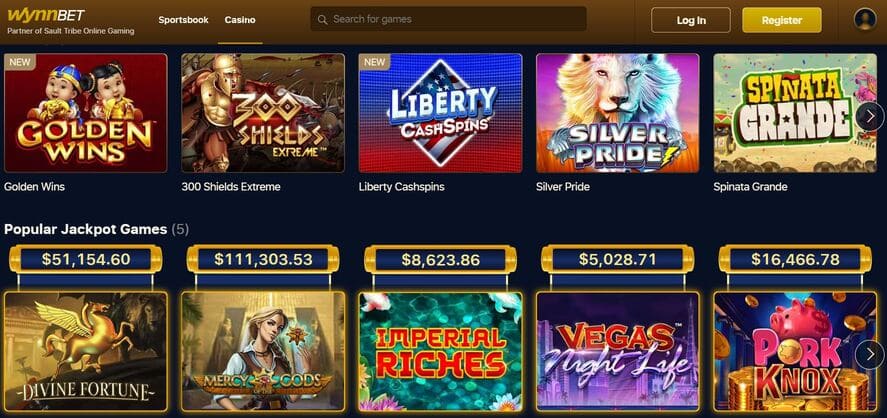 WynnBet Casino Screenshot 3