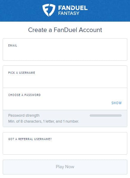 Fanduel Sportsbook Registration