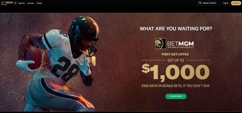 BetMGM Sportsbook Screenshot 1