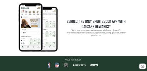 Caesars Sportsbook Screenshot 1