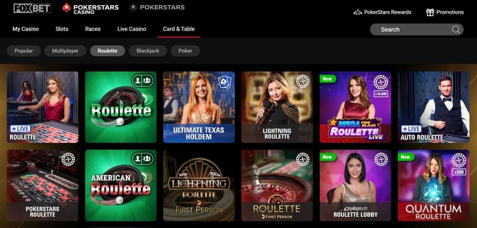 Stars Casino Screenshot 2