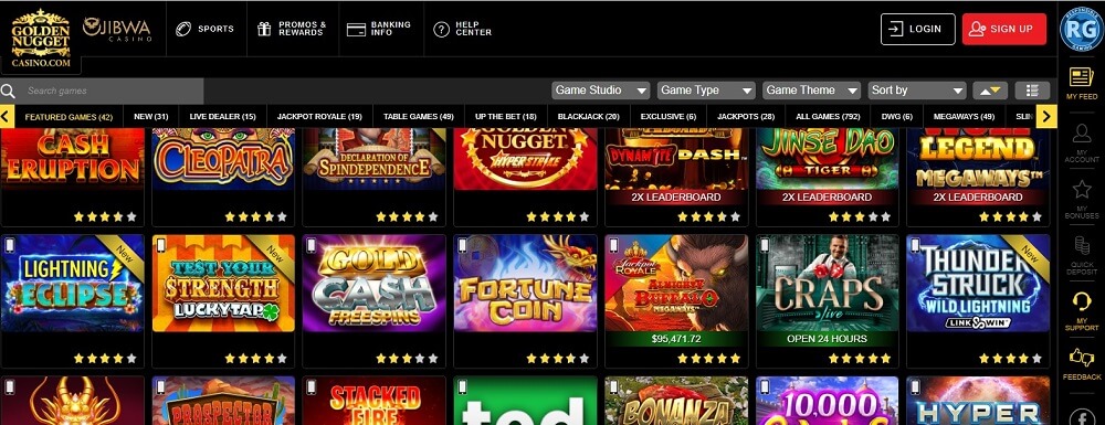 Golden Nugget Casino_game