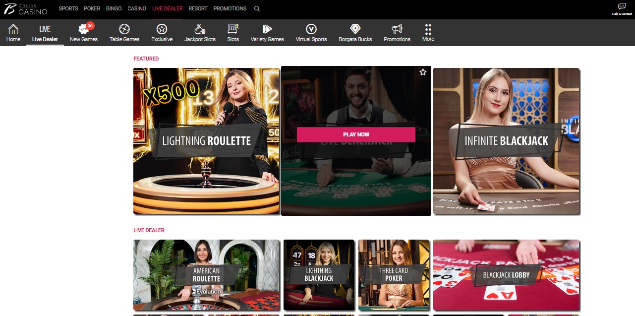 Borgata Online Casino home 2