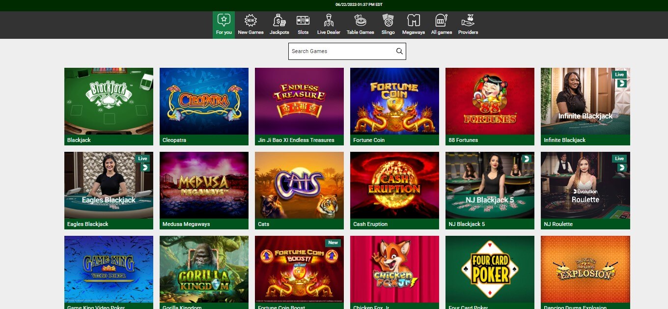 Unibet Casino Mi Online game